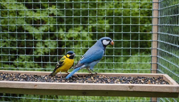 Wie baue ich eine Vogelvoliere, die Schutz vor Raubtieren bietet?